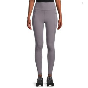 X By Gottex Grey Haley Compression ​Leggings with Pockets, Women's Medium